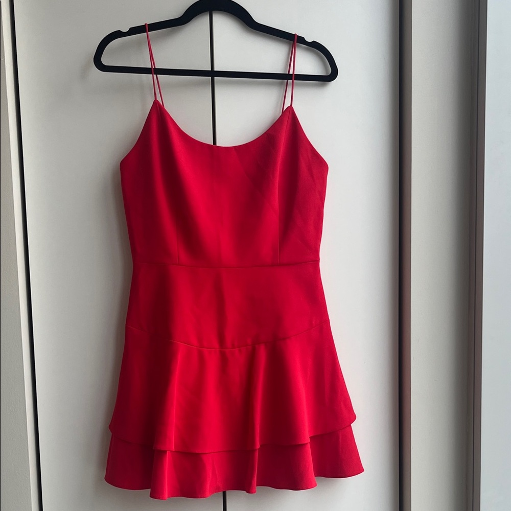 Alice + Olivia Paprika Red Dress